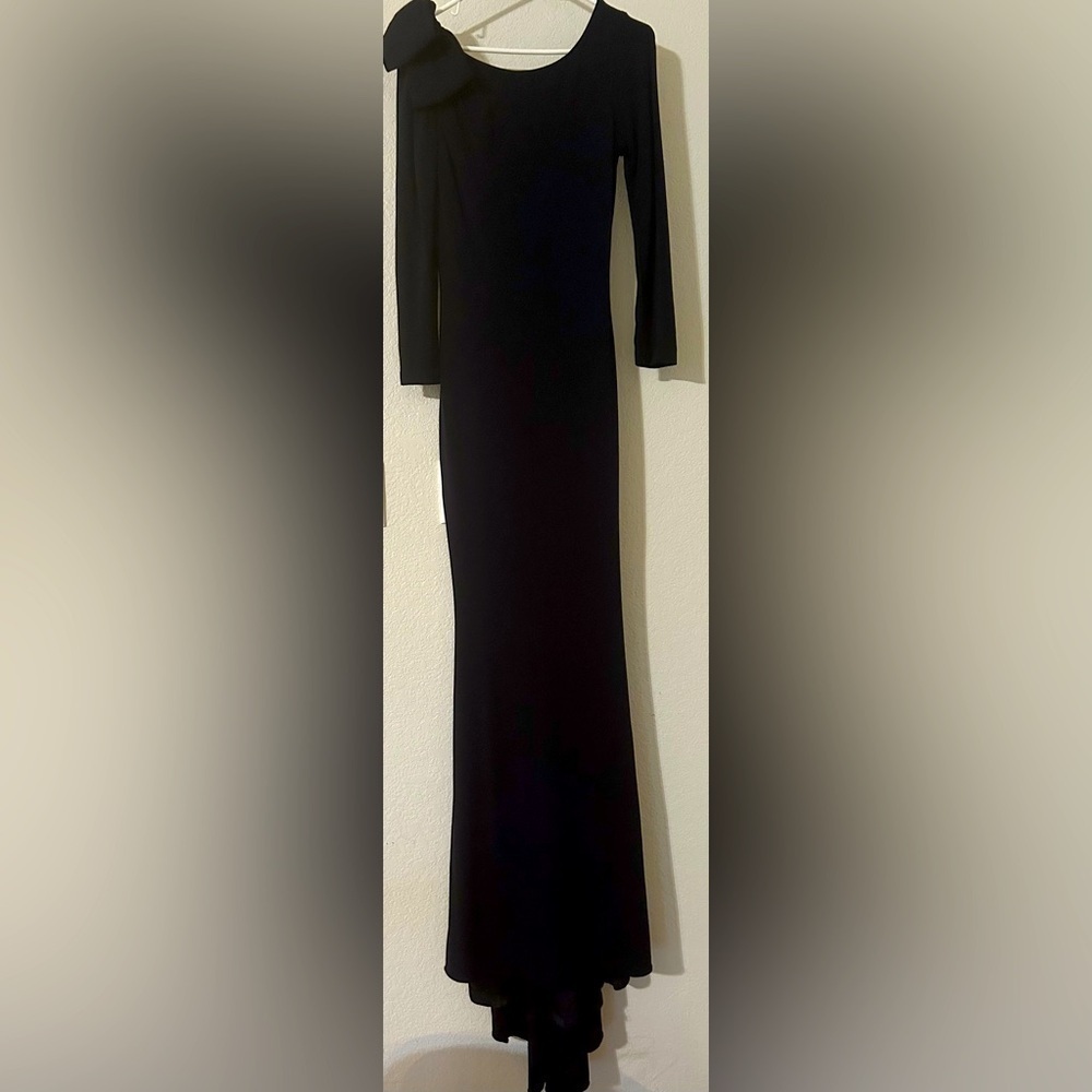 Badgley Mischka floor-length gown